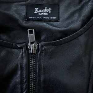 Junior cut kids  size 12 leather jacket or top